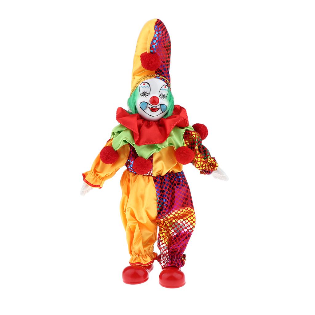 Vintage Collectible Clowns - Antique Ceramic Clown Dolls Vintage Porcelain