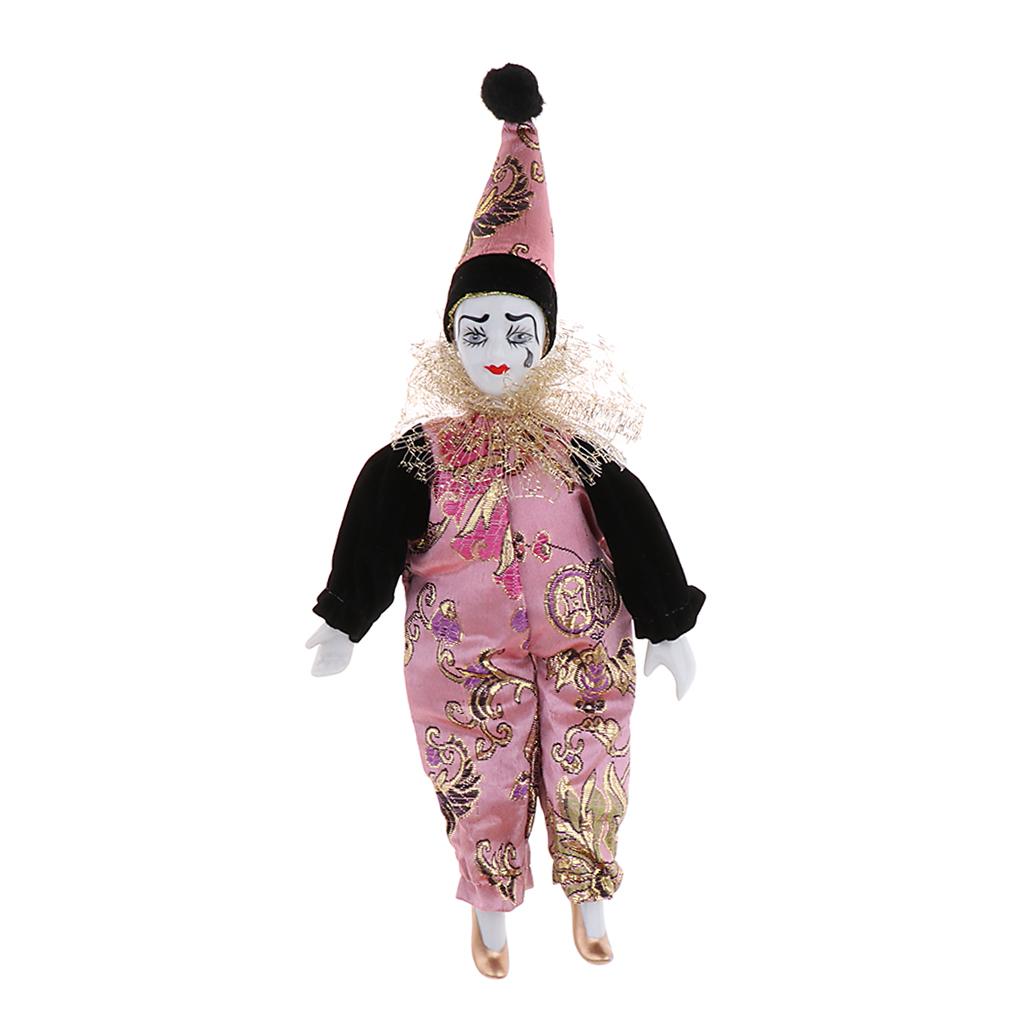 22cm Porcelain Clown Dolls Col - Vintage Collectible Clowns review and price