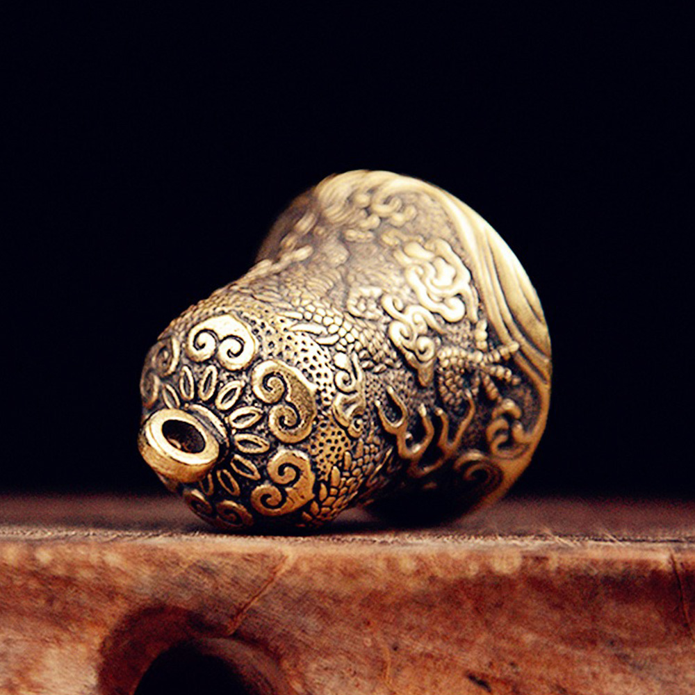 New Vintage Brass Bell Carved  - Vintage Collectible Bells review and price
