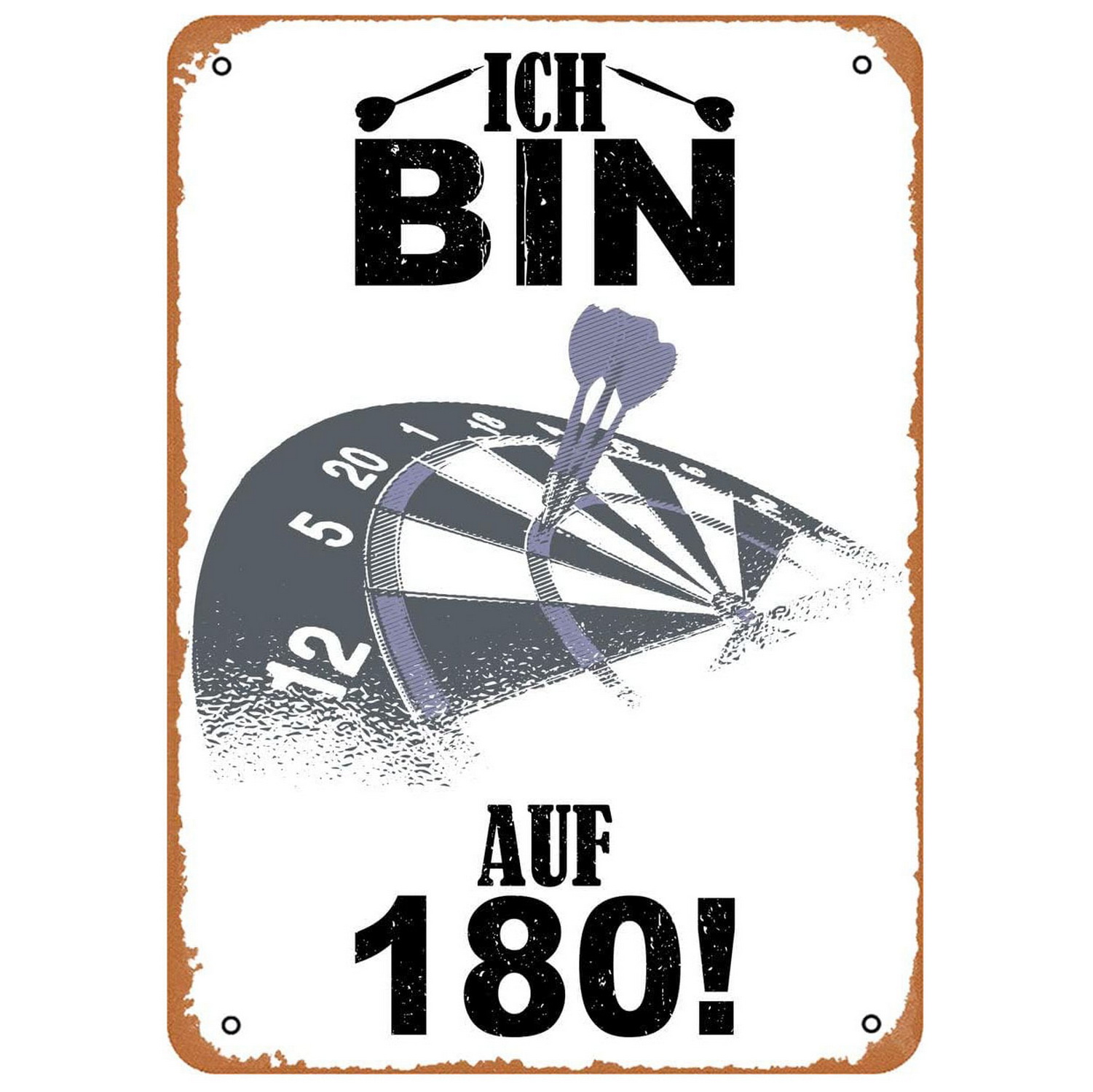 Vintage Darts & Beer Tin Sign, - Vintage Collectible Signs review and price