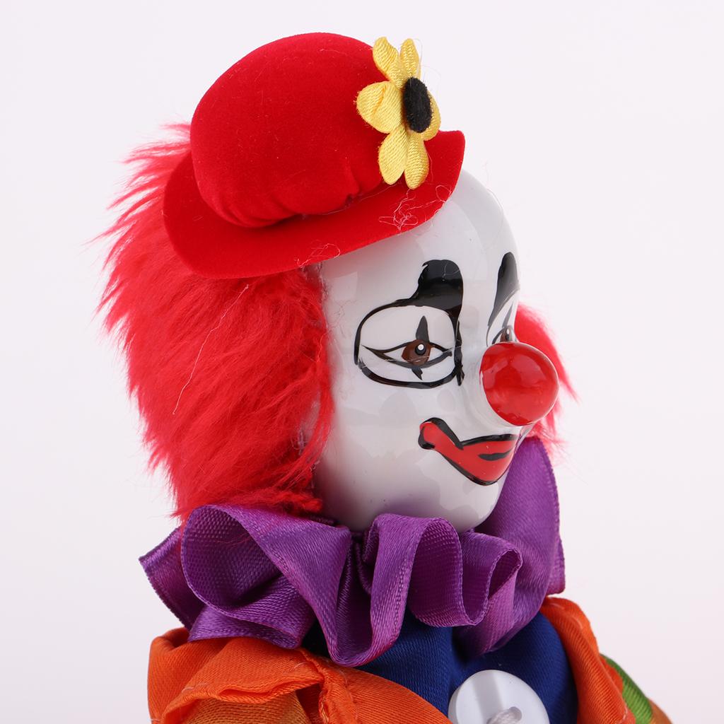 Mini Porcelain Clown Dolls 18c - Vintage Collectible Clowns review and price