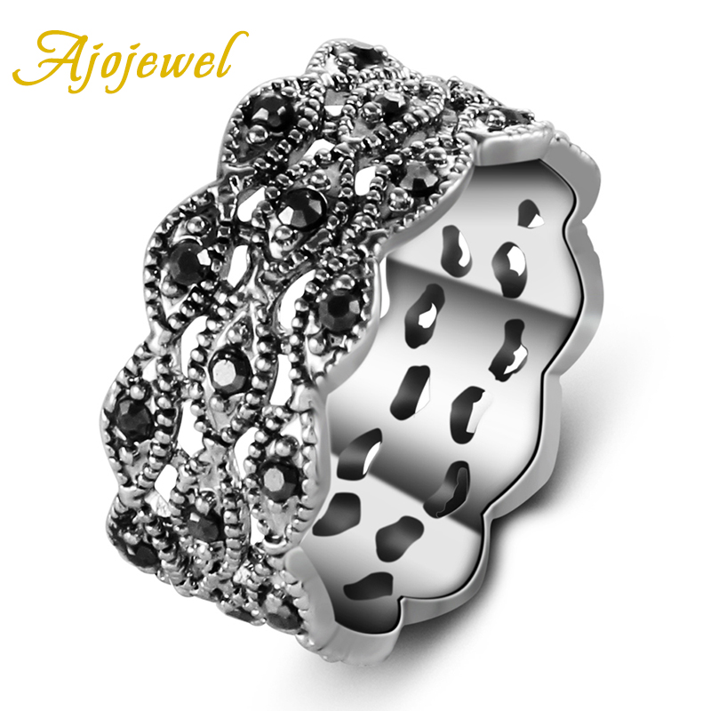 Ajojewel 3 Layer Rhinestone Ri - Vintage Collectible Items review and price