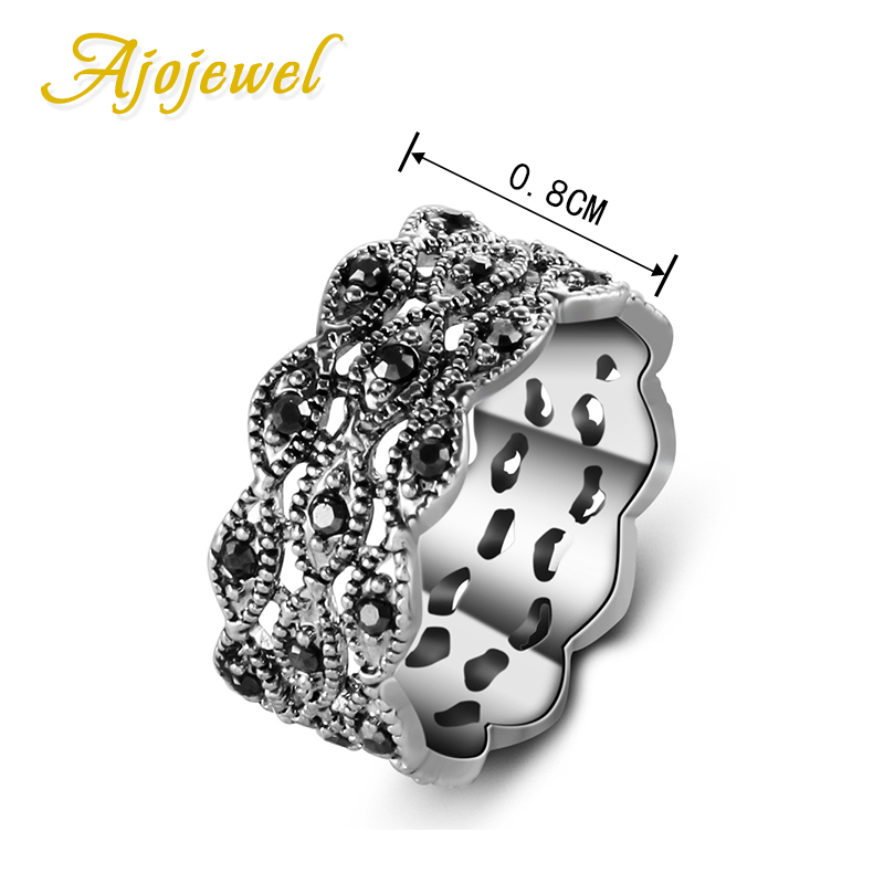 Ajojewel 3 Layer Rhinestone Ri - Vintage Collectible Items review and price