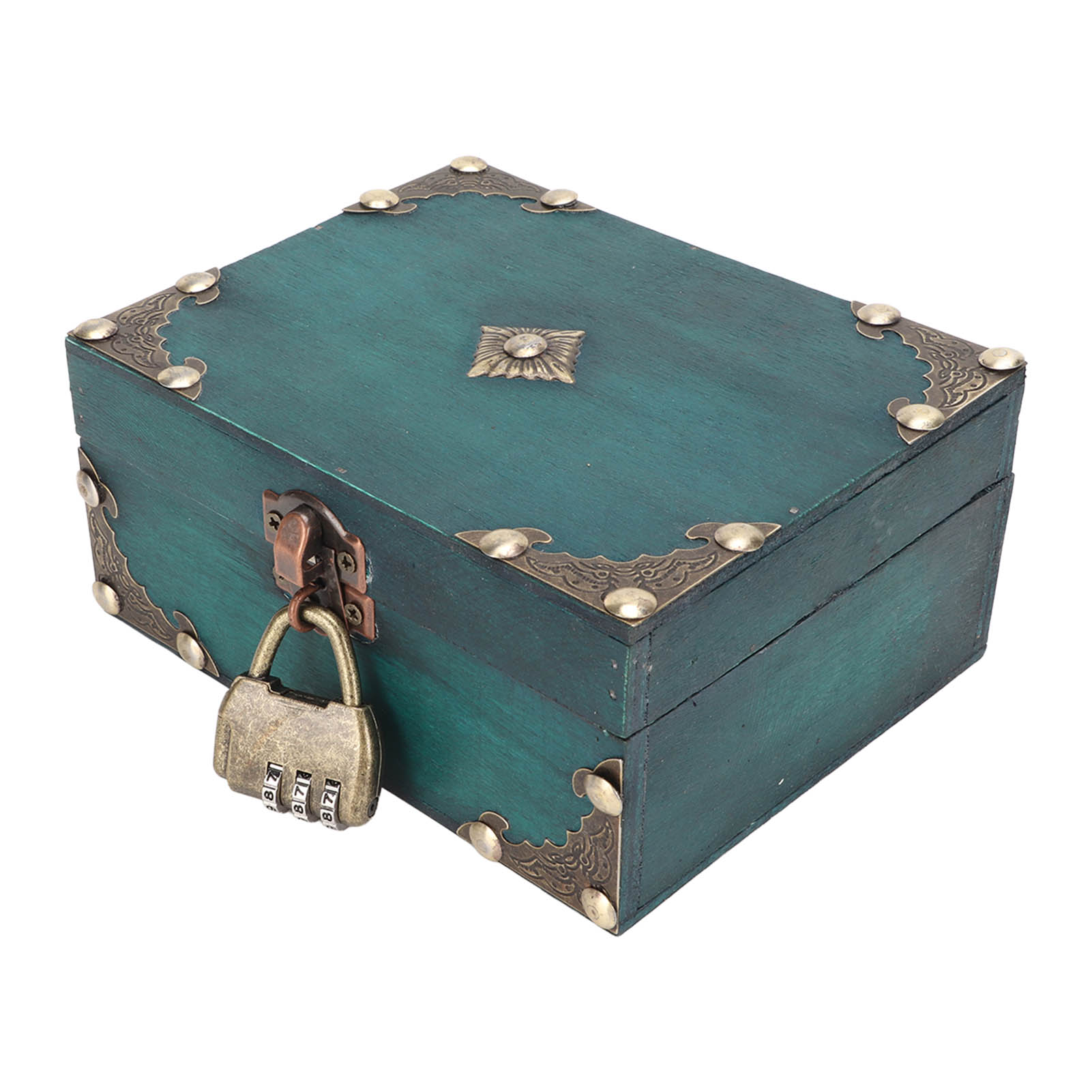 Wooden Jewelry Storage Case wi - Vintage Collectible Items review and price