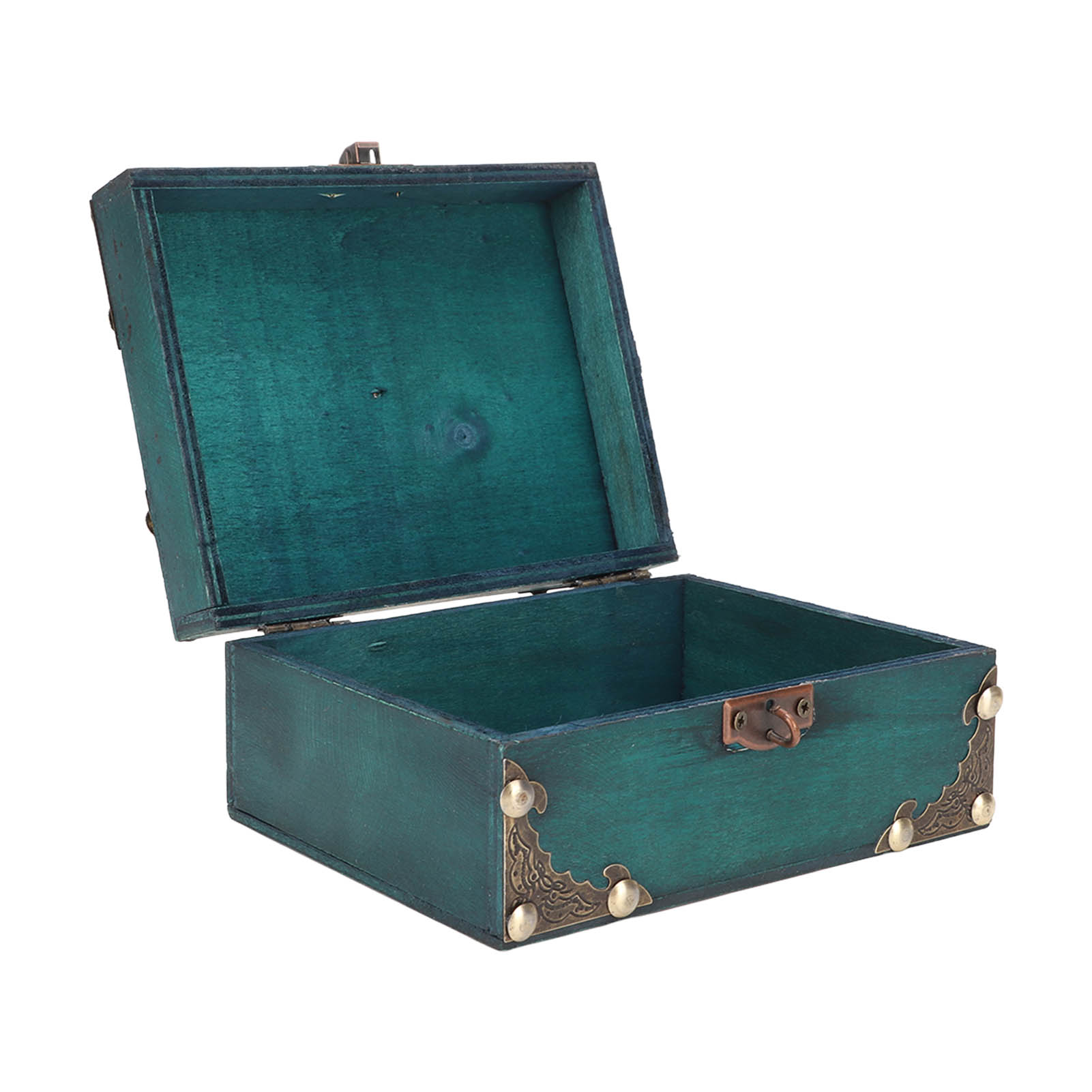 Wooden Jewelry Storage Case wi - Vintage Collectible Items review and price