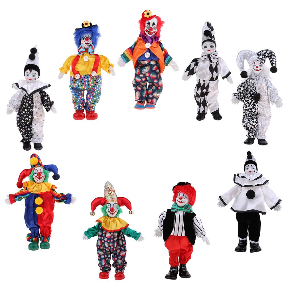 Handmade Porcelain Clown Dolls - Vintage Collectible Clowns review and price