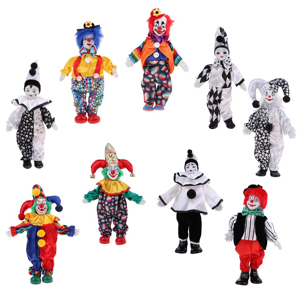 Handmade Porcelain Clown Dolls - Vintage Collectible Clowns review and price