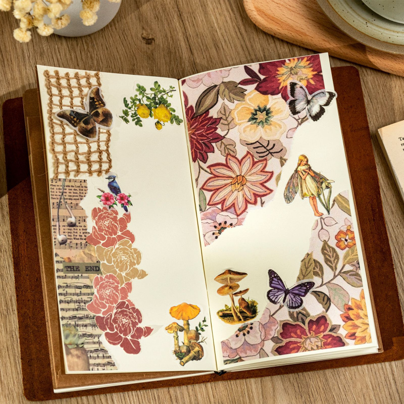 100-Sheet Retro Floral Ditsy P - Vintage Collectible Magazines review and price