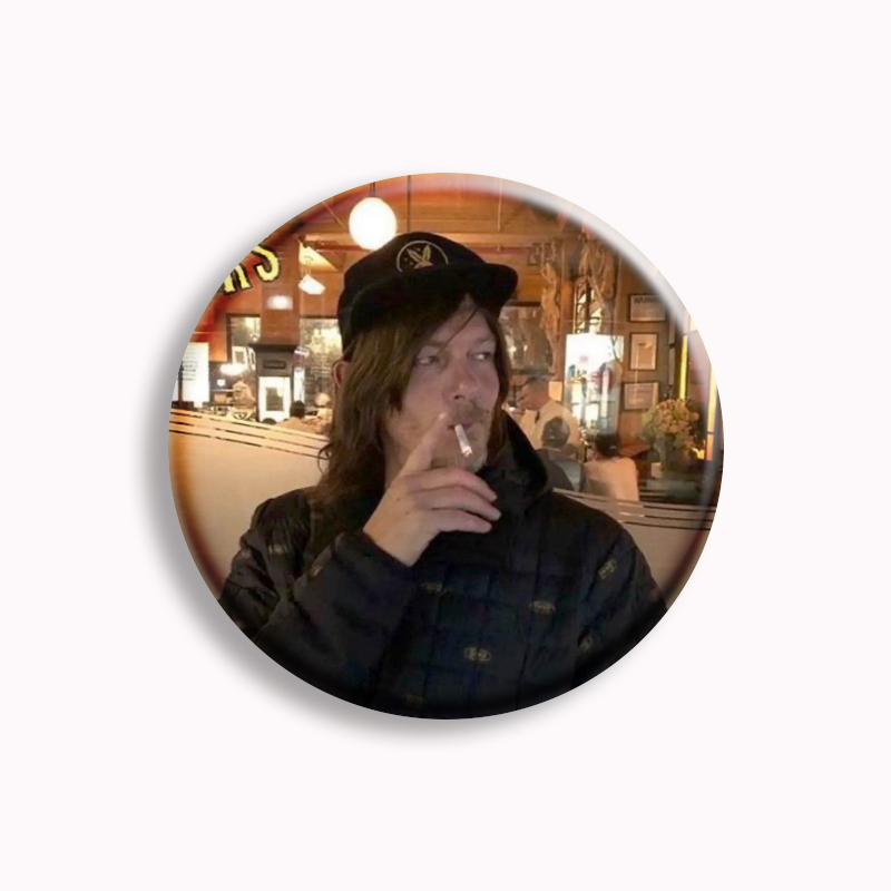 Retro Daryl Dixon Soft Button  - Vintage Collectible Show review and price