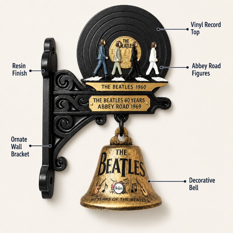 The Beatles Abbey Road Wall Ha - Vintage Collectible Bells review and price