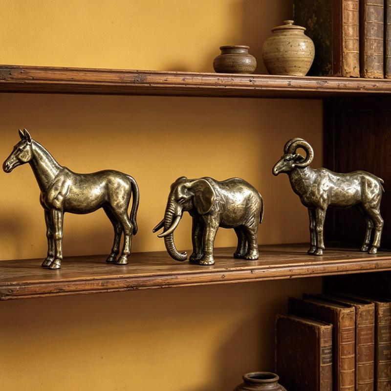 Solid Brass Animal Figurines H - Vintage Collectibles Store review and price
