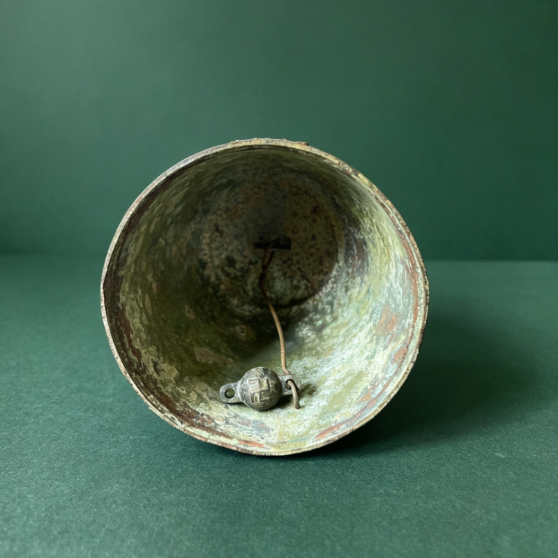 Antique Hanging Temple Bell Vi - Vintage Collectible Bells review and price