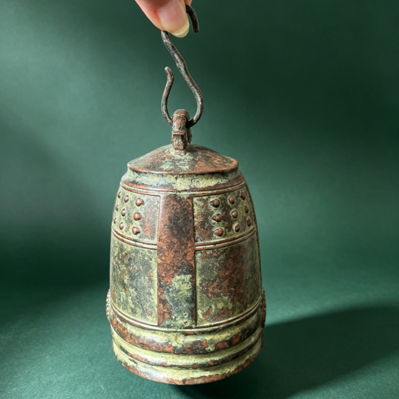 Antique Hanging Temple Bell Vi - Vintage Collectible Bells review and price
