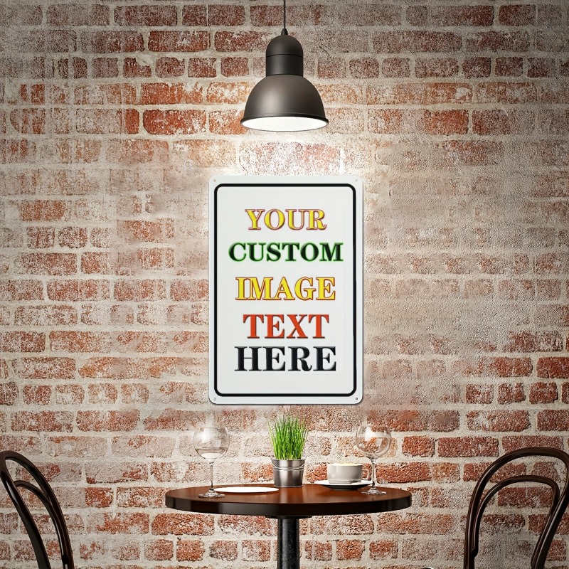 Custom Photo Rectangular Iron  - Vintage Collectible Signs review and price