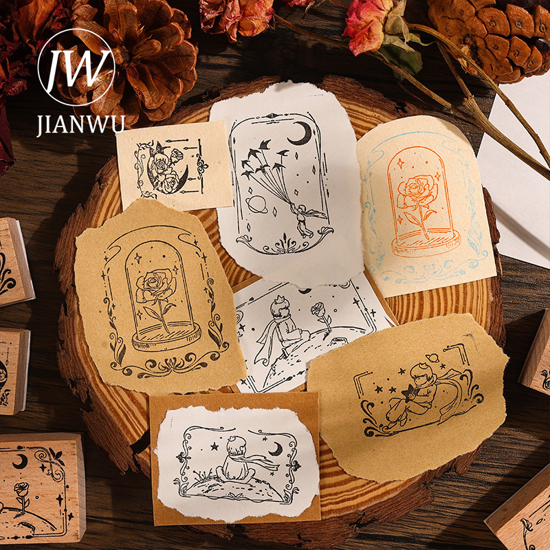 JIANWU 6 Pcs/set Rose Prince S - Vintage Collectible Magazines review and price
