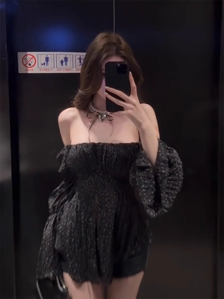 Black Bell Sleeve Top And High - Vintage Collectible Bells review and price