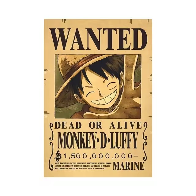 Anime One Piece Bounty Wanted  - Vintage Collectible Items review and price