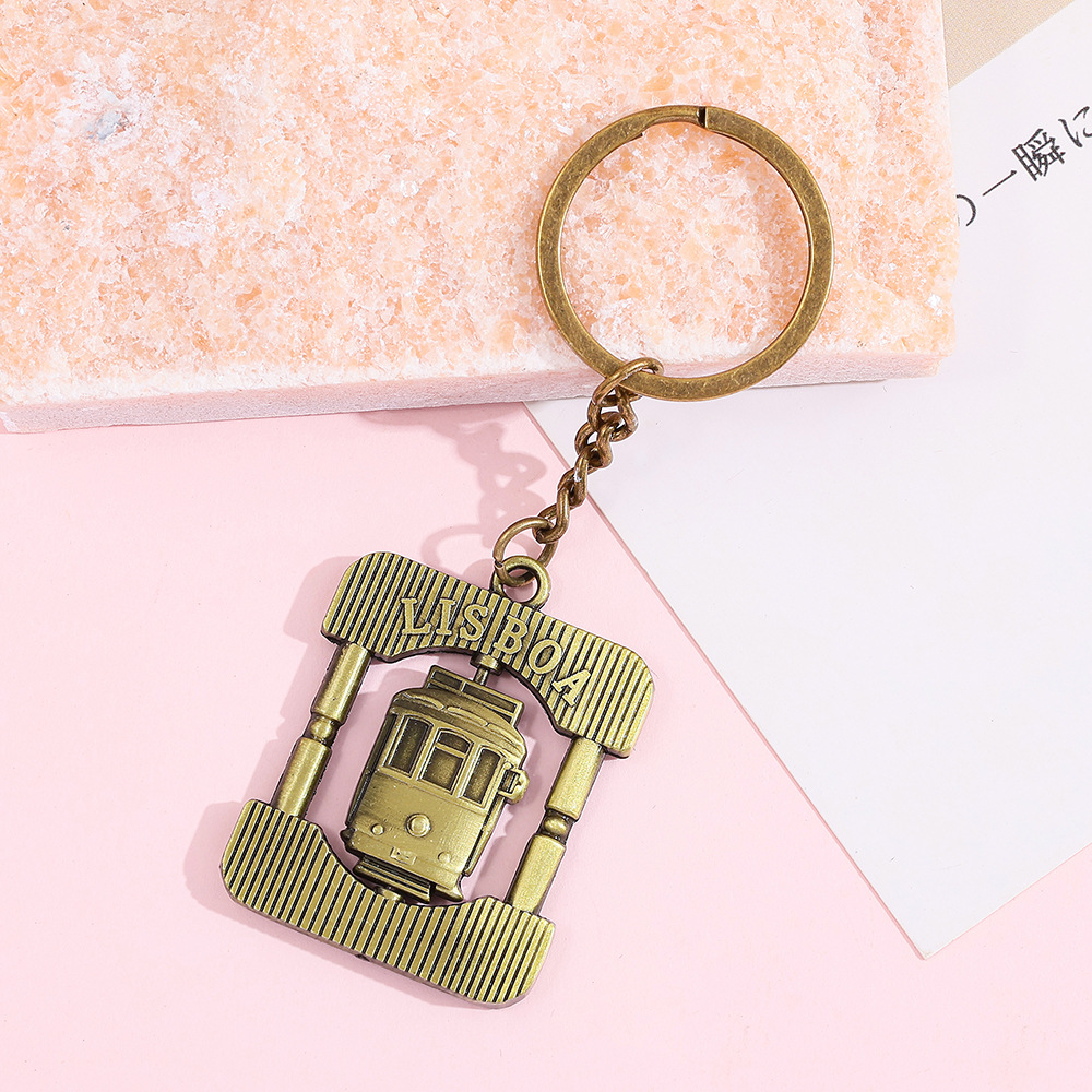 Vintage Tram Design Metal Keyc - Vintage Item review and price