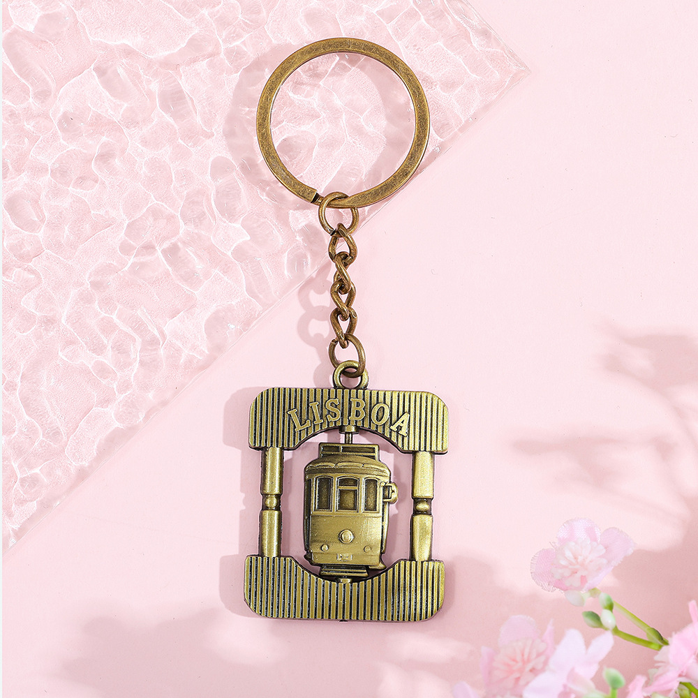 Vintage Tram Design Metal Keyc - Vintage Item review and price