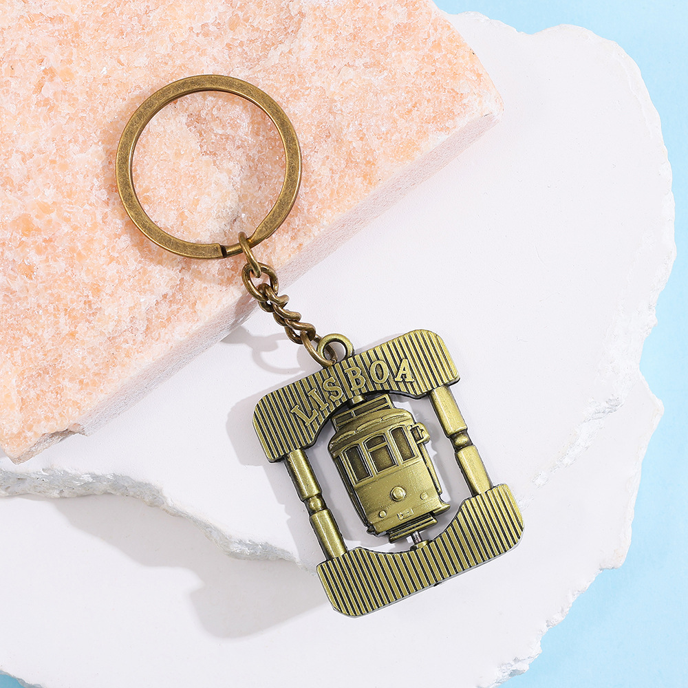 Vintage Tram Design Metal Keyc - Vintage Item review and price