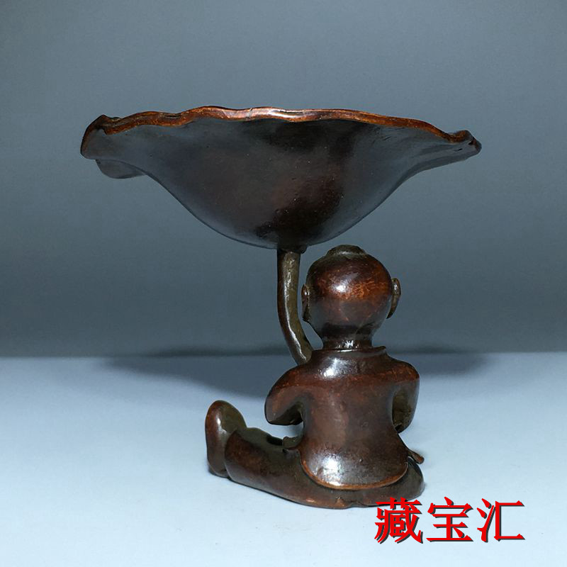 Vintage Antique Lotus Leaf Chi - Vintage Collectible Items review and price