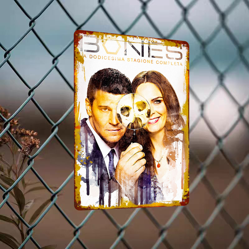 Bones Season 12 Poster Metal T - Vintage Collectible Show review and price